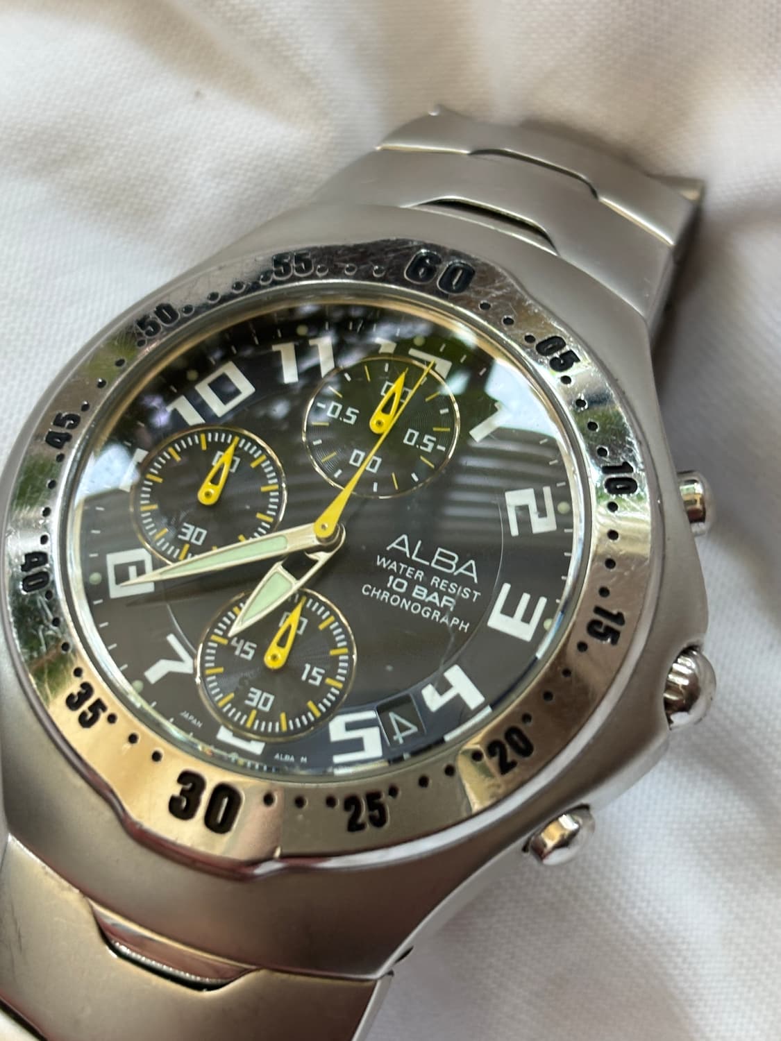 vintage alba metal watch part 상품이미지2