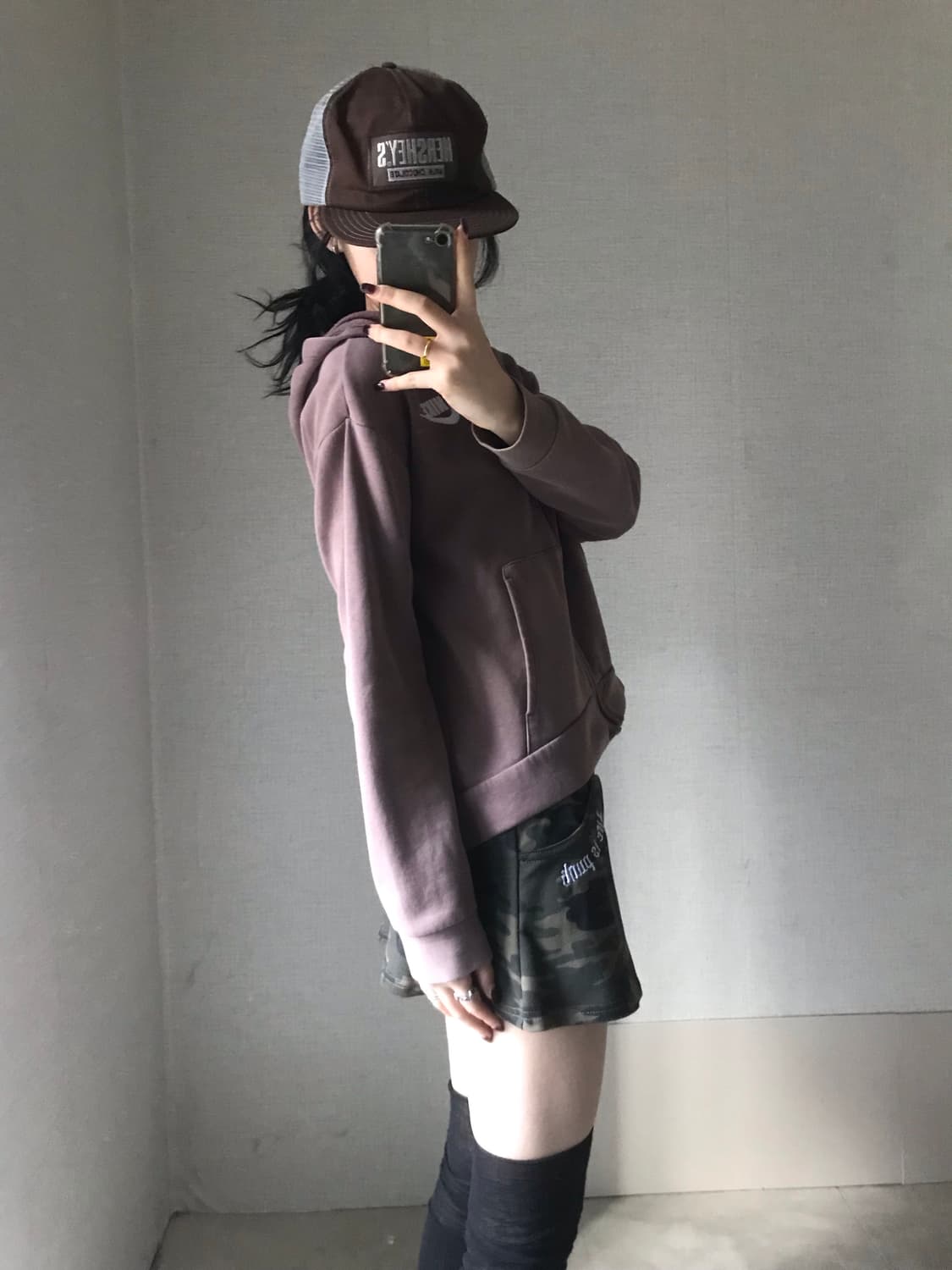 나이키 브라운 후드집업 상품이미지3