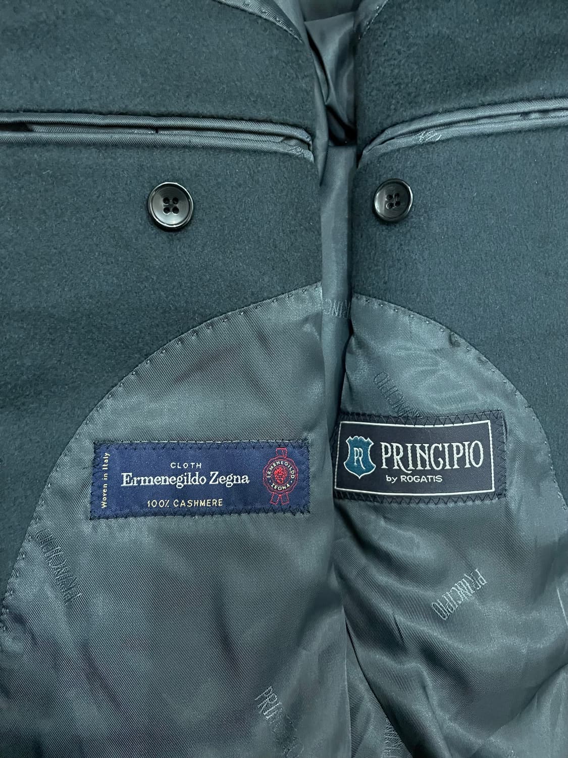 PRINGIPIO 에르메네질도제냐 100% 캐시미어 코트 상품이미지9