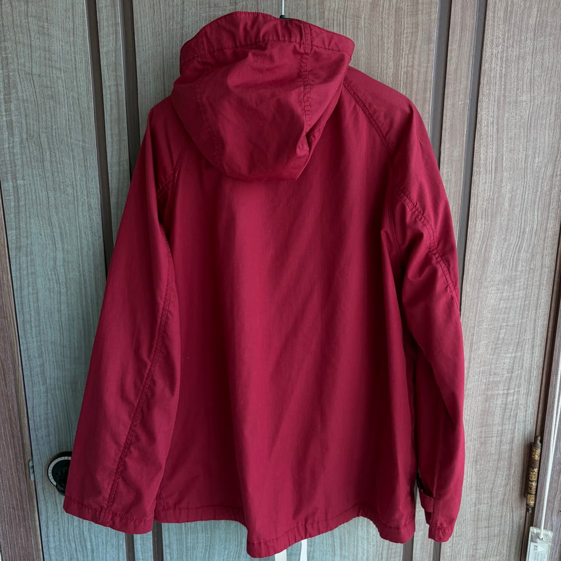 (M)이스트로그 후드 자켓 버건디 레드 상품이미지2