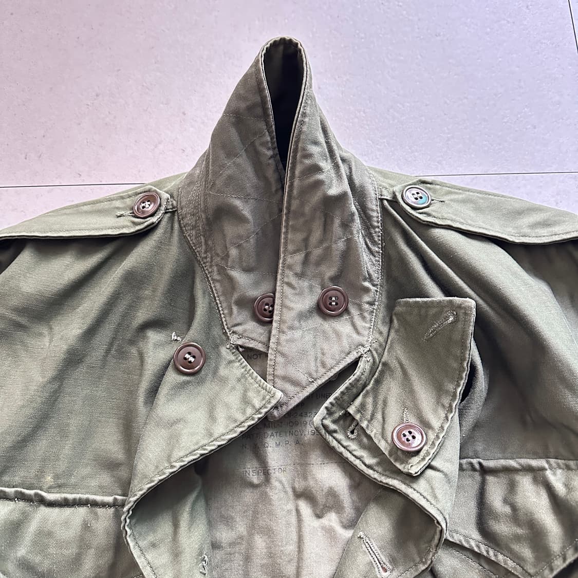 50s 미군 오리지널 M1950 필드자켓 한국전쟁 상품이미지5