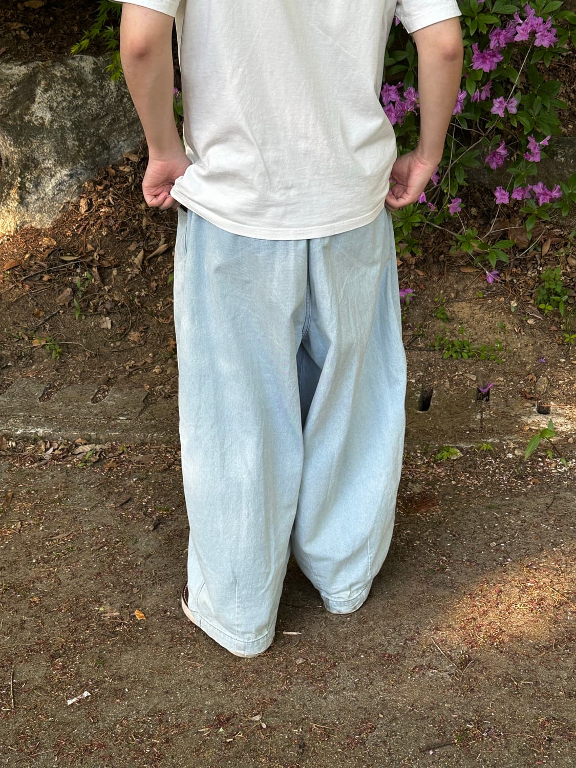 Harvesty Circus pants (light blue denim) 상품이미지4