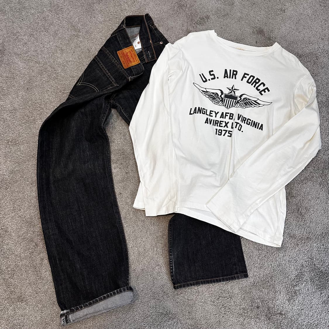 리바이스503 JPN 흑청 데님 팬츠(30) 상품이미지1