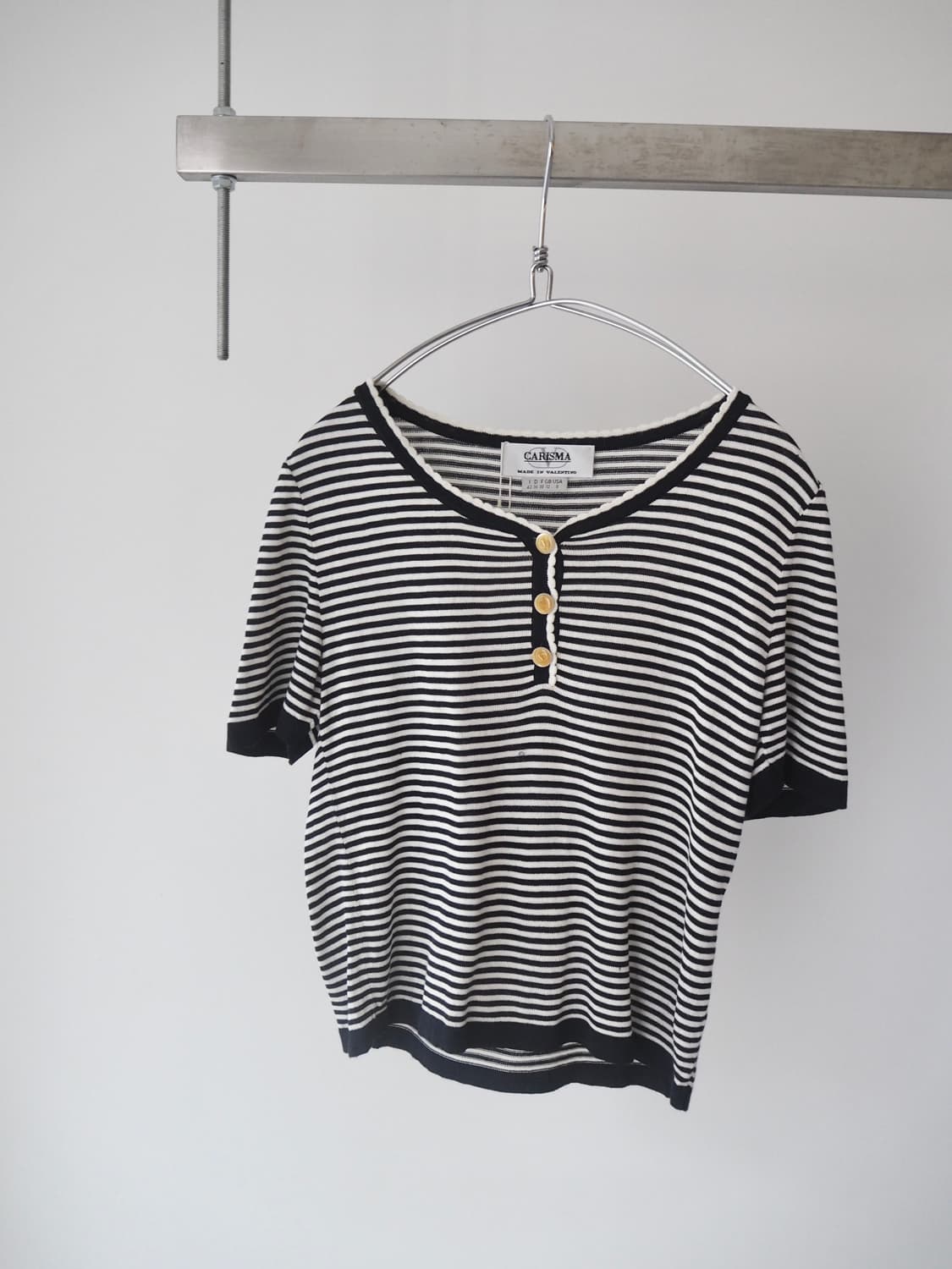 1990's CARISMA VALENTINO knit top  상품이미지1