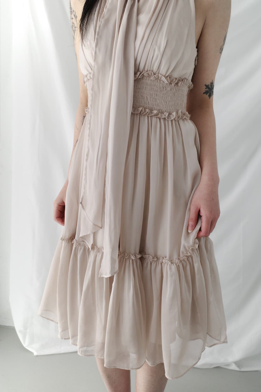 sha tie sleeveless dress 상품이미지8