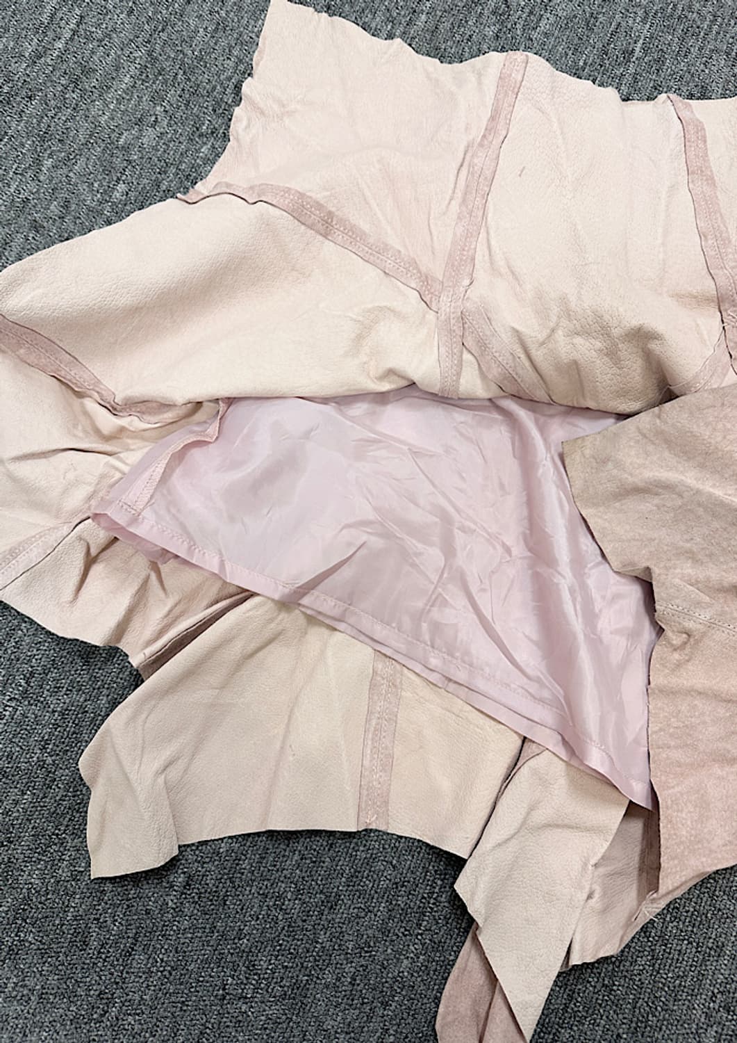 빈티지 가죽 치마 26인치  상품이미지3