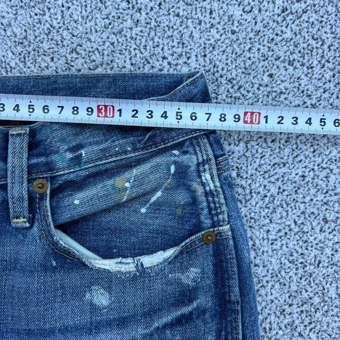 28 폴로 랄프로렌 페인트 데님 청바지 0423J 상품이미지6