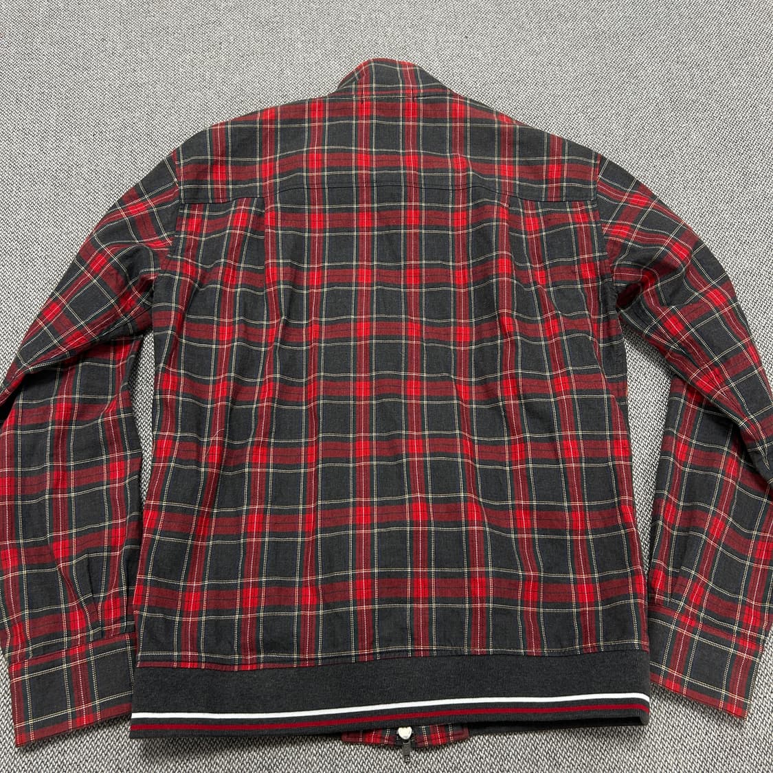 프레드페리 체크 집업 셔츠자켓(S) 상품이미지5