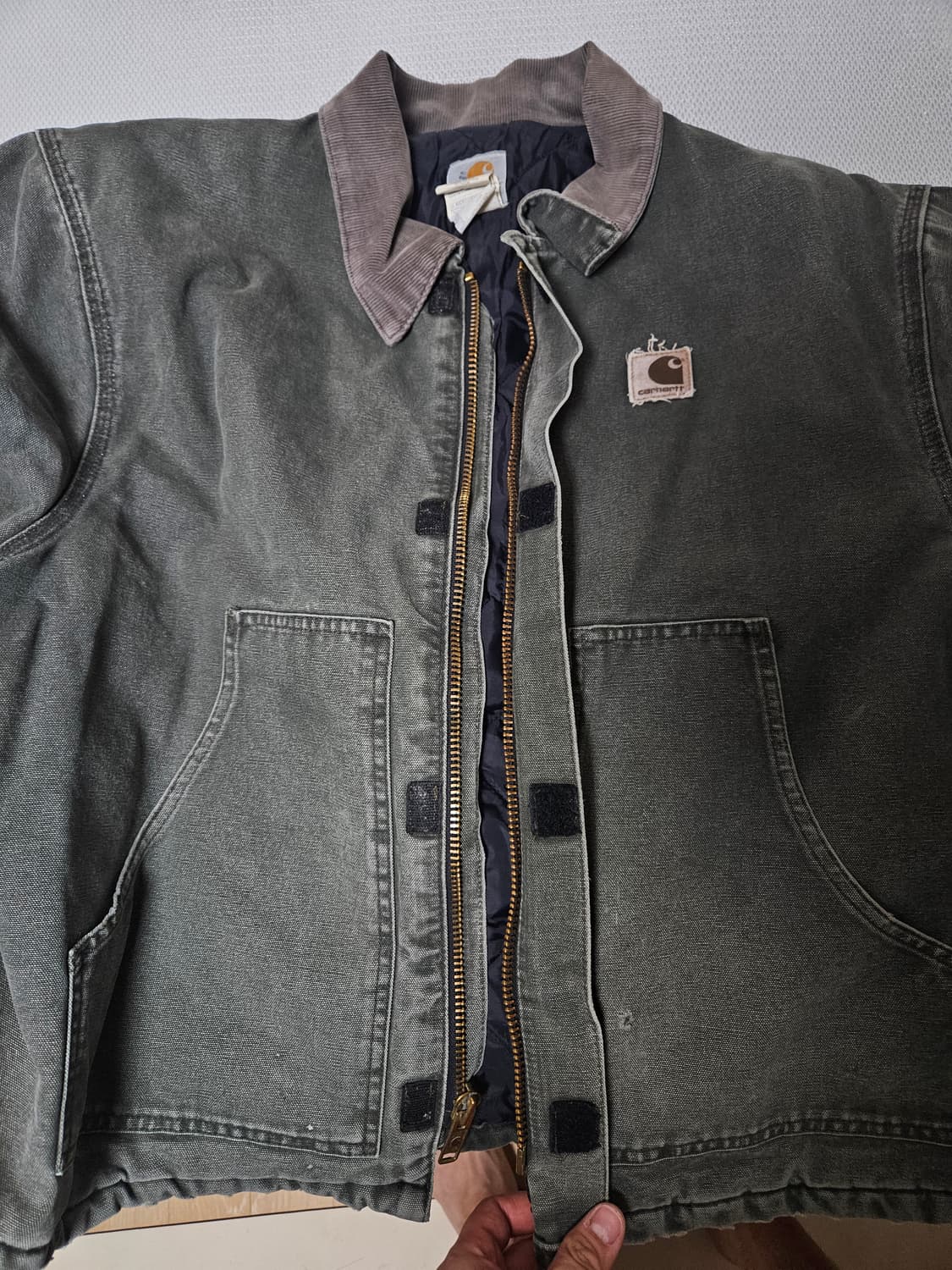 칼하트 디트로이트 j22 mos 샌드스톤 모스그린 2XL 빈티지칼하트 상품이미지4