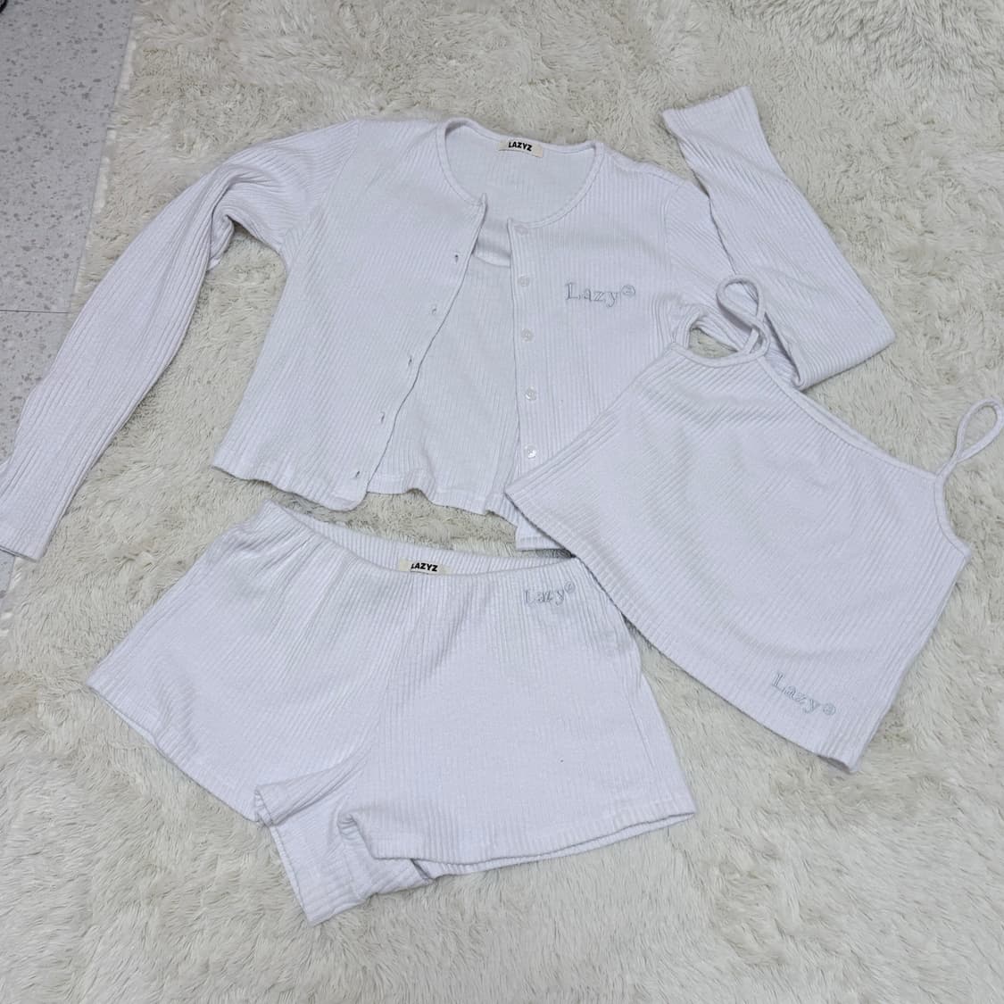 레이지지 스너기 셋업 (나시+가디건+팬츠)  상품이미지6