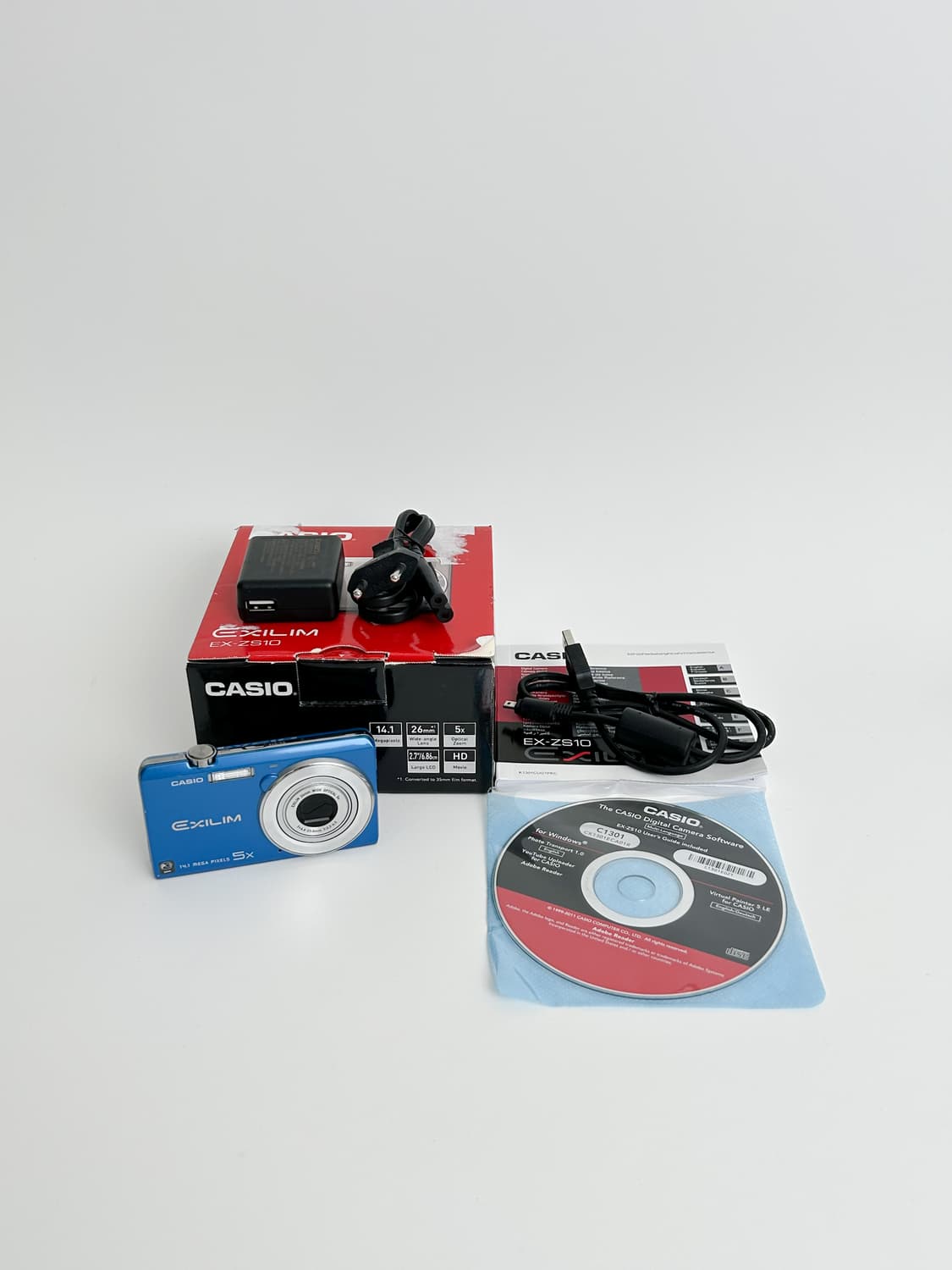 풀박스!) 카시오 엑슬림 zs10 Exilim 빈티지 디카 상품이미지2