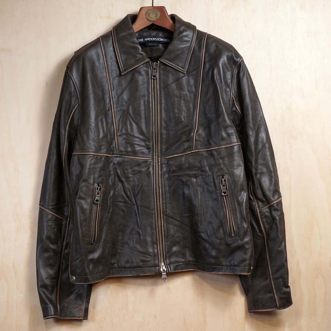 앤더슨벨 드레젠 카우 레더 자켓 상품이미지1