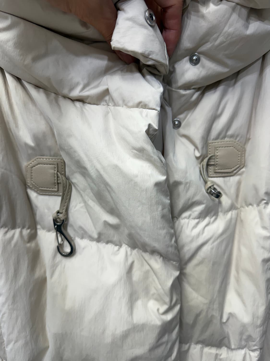 정품) SYSTEM 시스템 한섬 23ss 이중잠금 구스패딩 82 상품이미지4