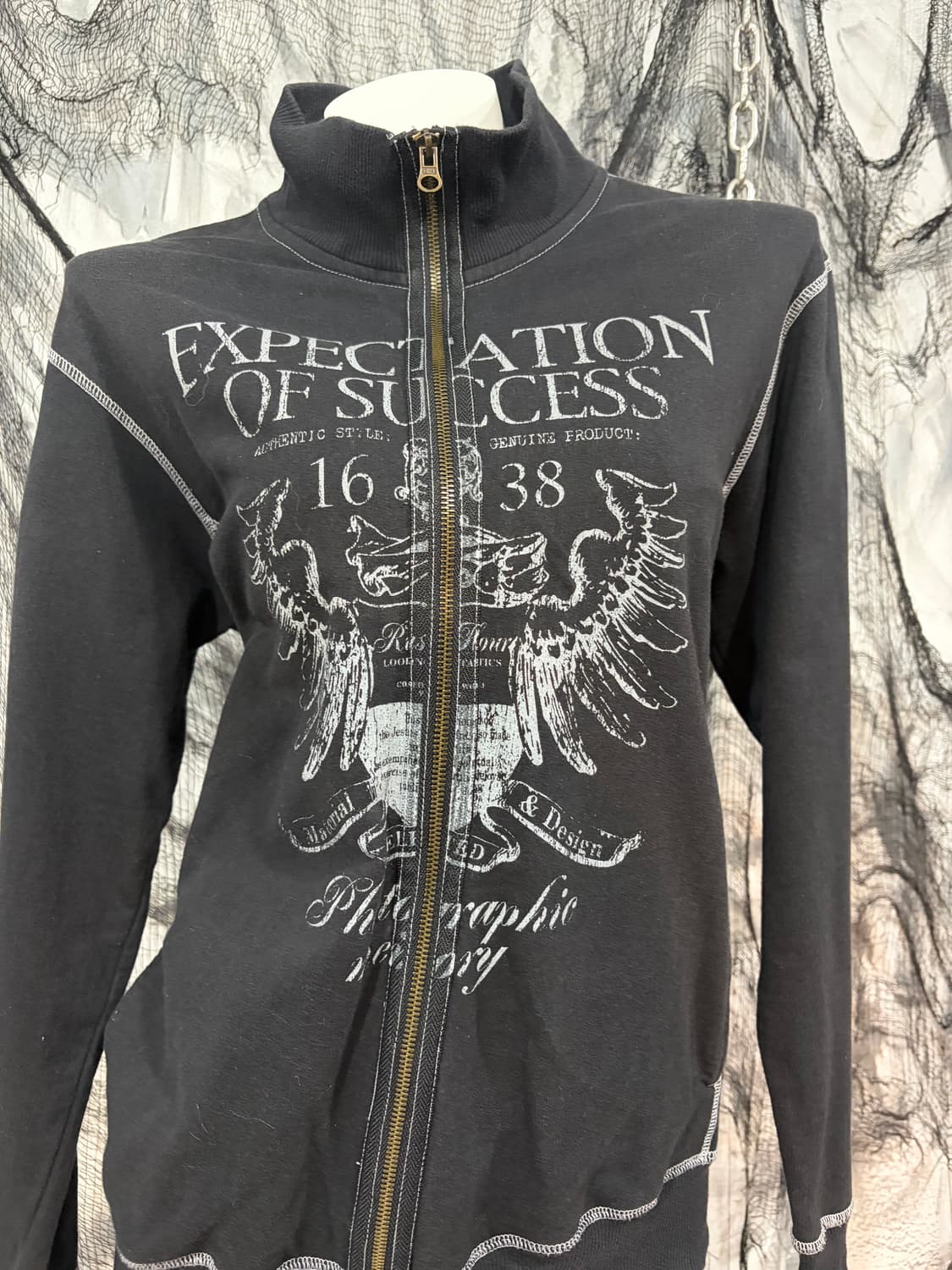 00's Gothic eagle stitch jersey 상품이미지6