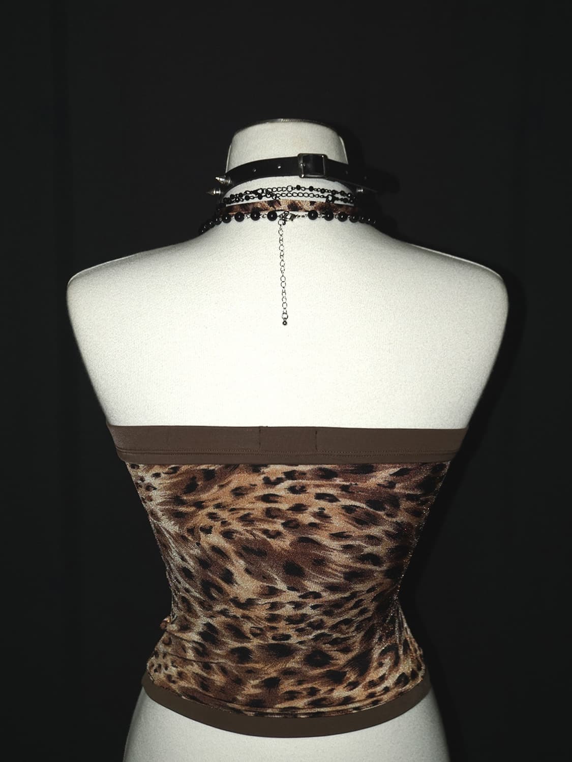 leopard gyaru top  상품이미지7