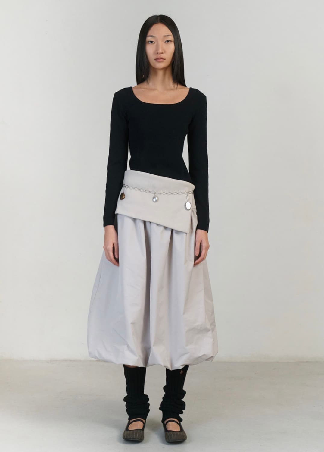 아모멘토 스퀘어넥 코르셋 탑 상품이미지1