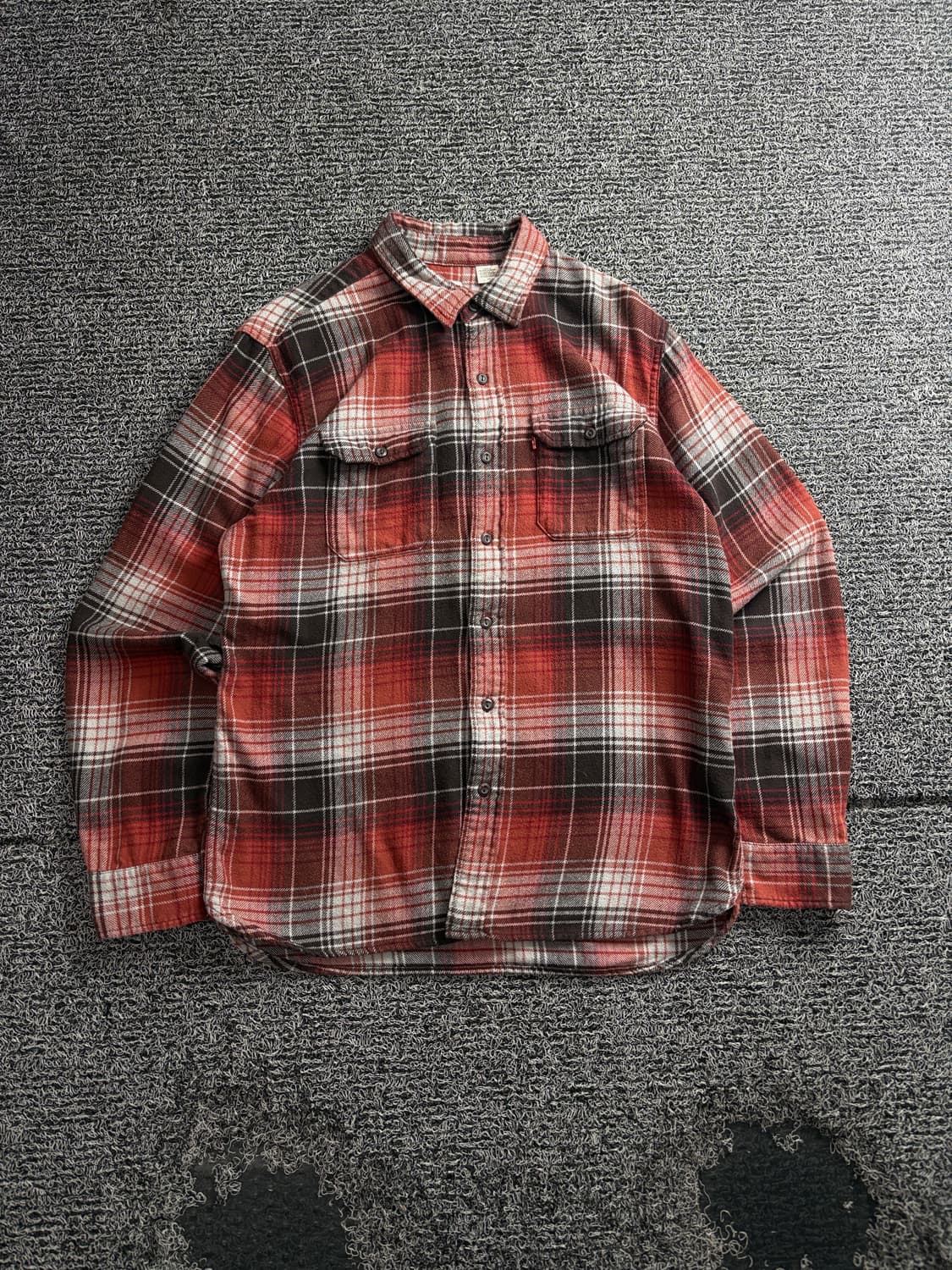 리바이스 아메카지 플란넬 울 패턴 셔츠 4100 상품이미지2