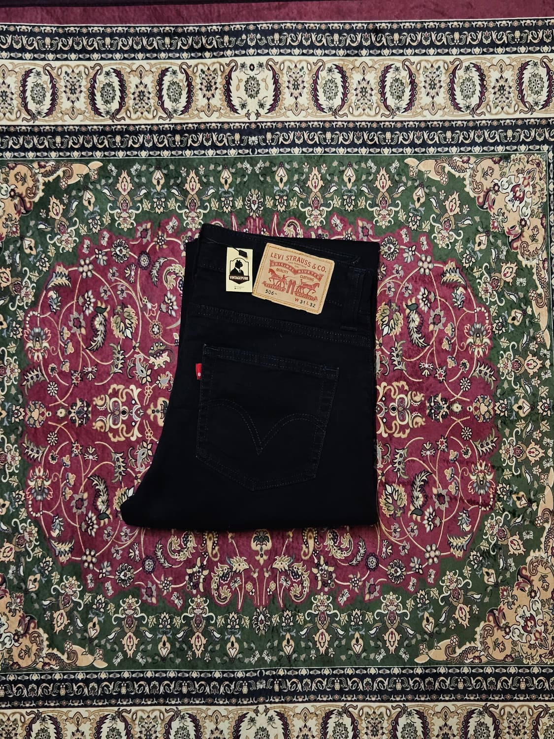 Levi’s 505 Black Denim Pants 상품이미지6