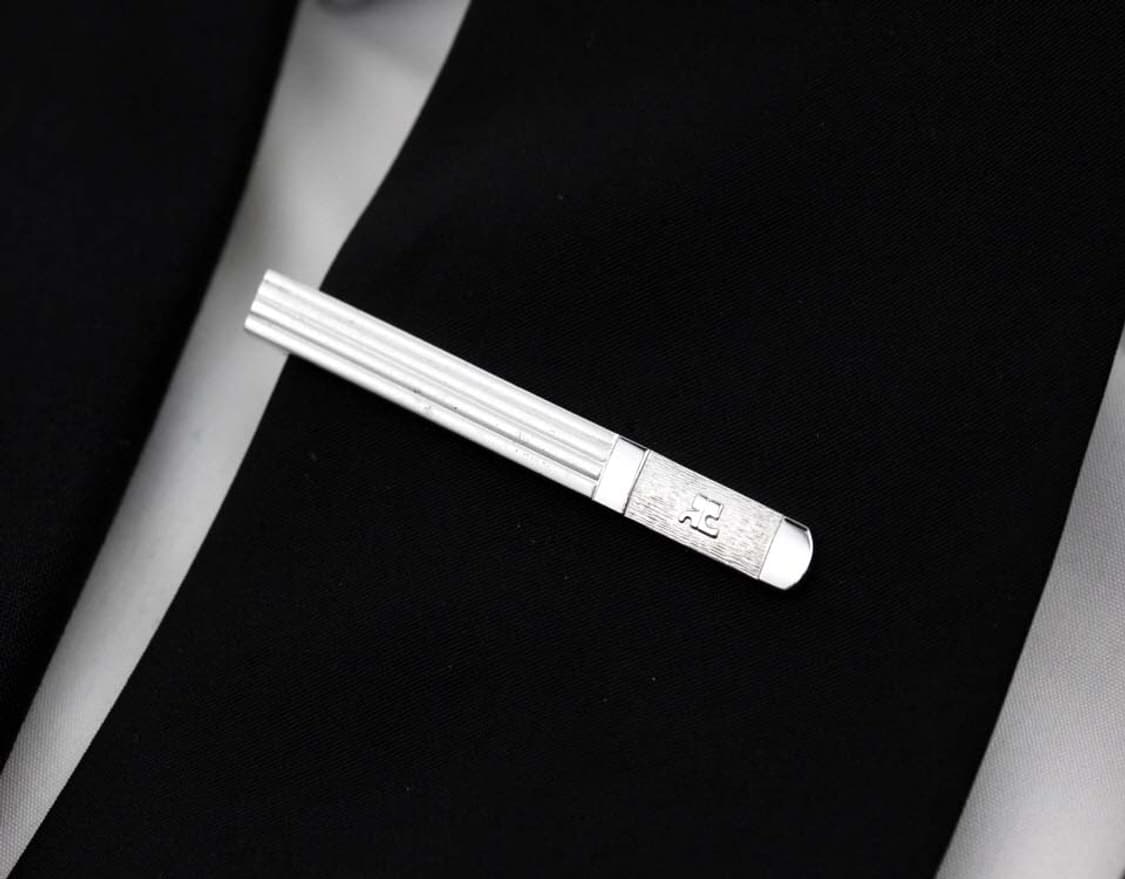 쿠레쥬 A등급 5.3cm 남자 명품 넥타이핀 커프스 세트  상품이미지9