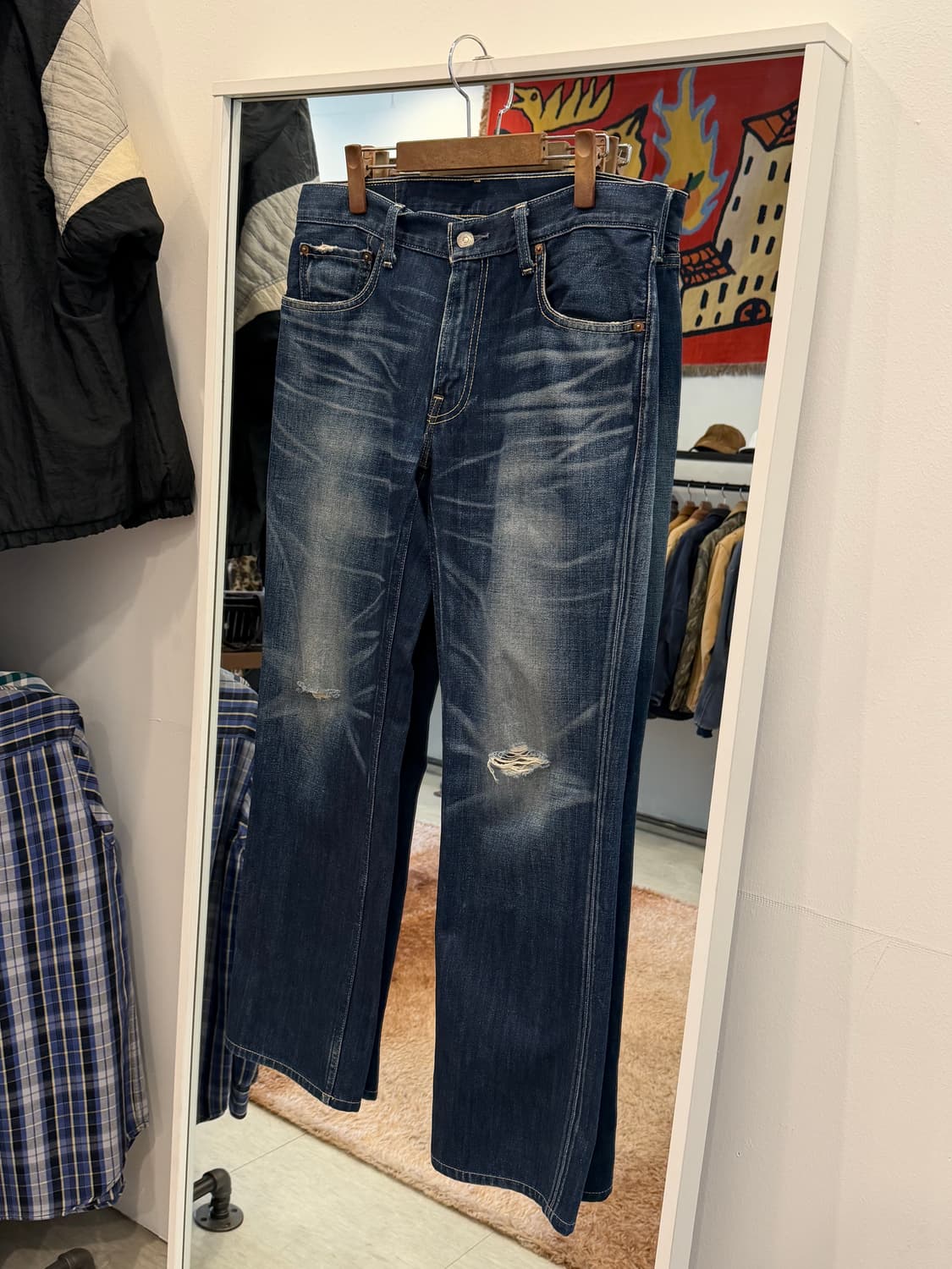 Levis 리바이스 502 빈티지 데님 팬츠 (33-34inch) 상품이미지1