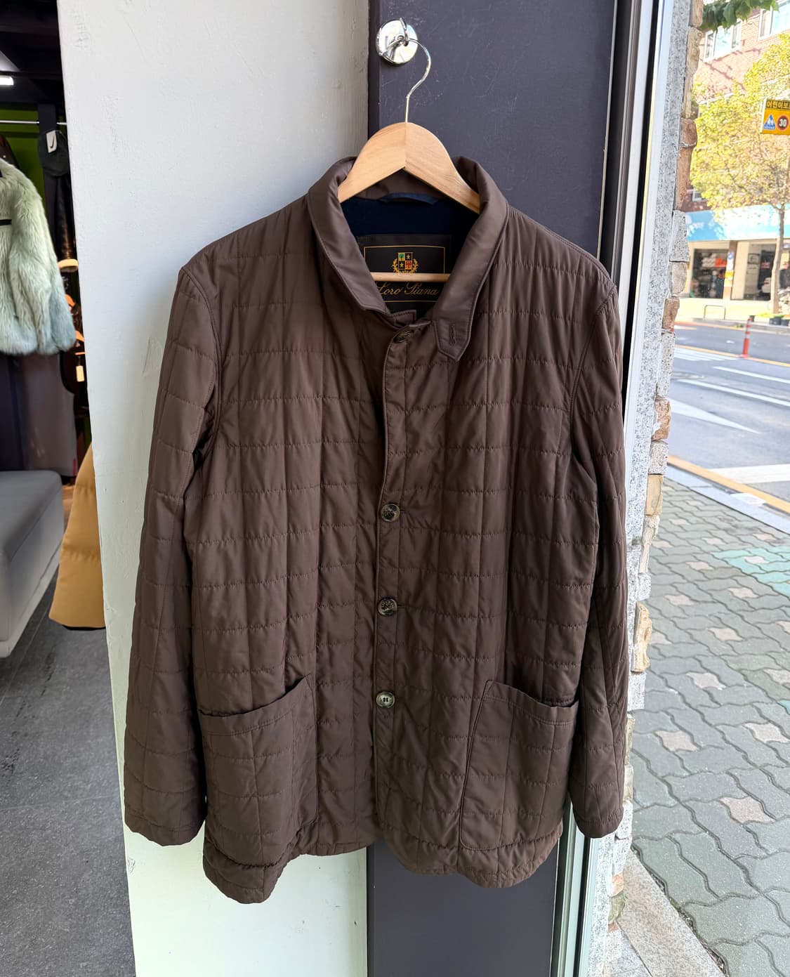 M/ 로로피아나 캐시미어 퀄팅 경량패딩 자켓 상품이미지2