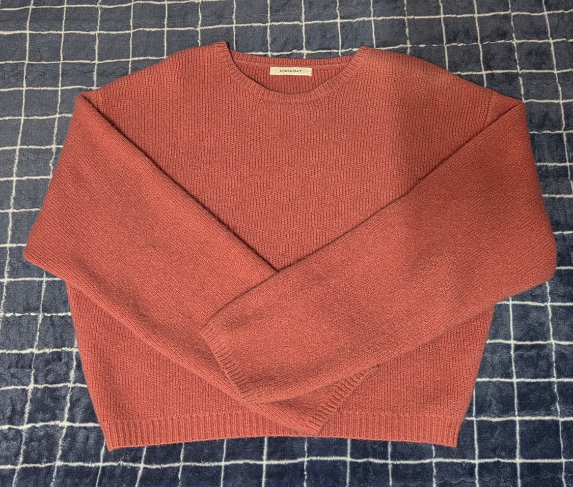 니어웨어 셔벗 니트 딥핑크 상품이미지7