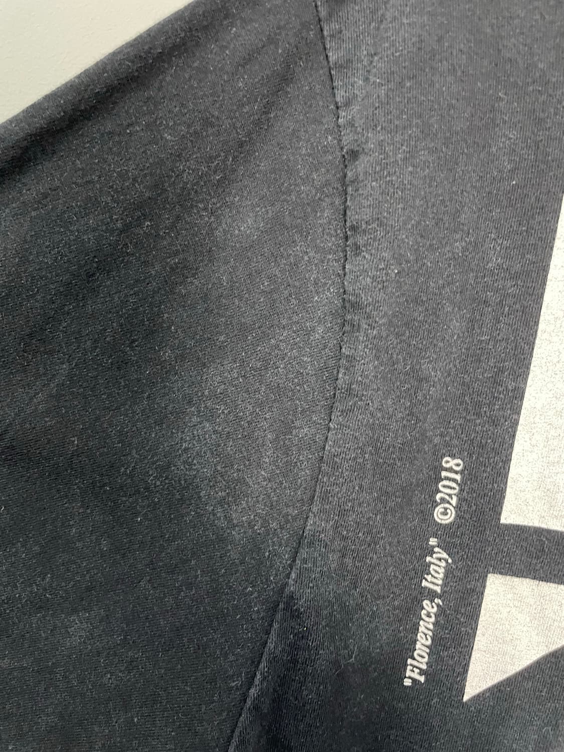 오프화이트 템프러처 블랙 반팔 H2397 상품이미지10