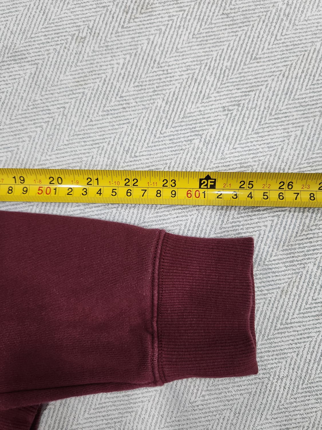 퀵실버 맨투맨 버건디 남녀공용 100사이즈 상품이미지9