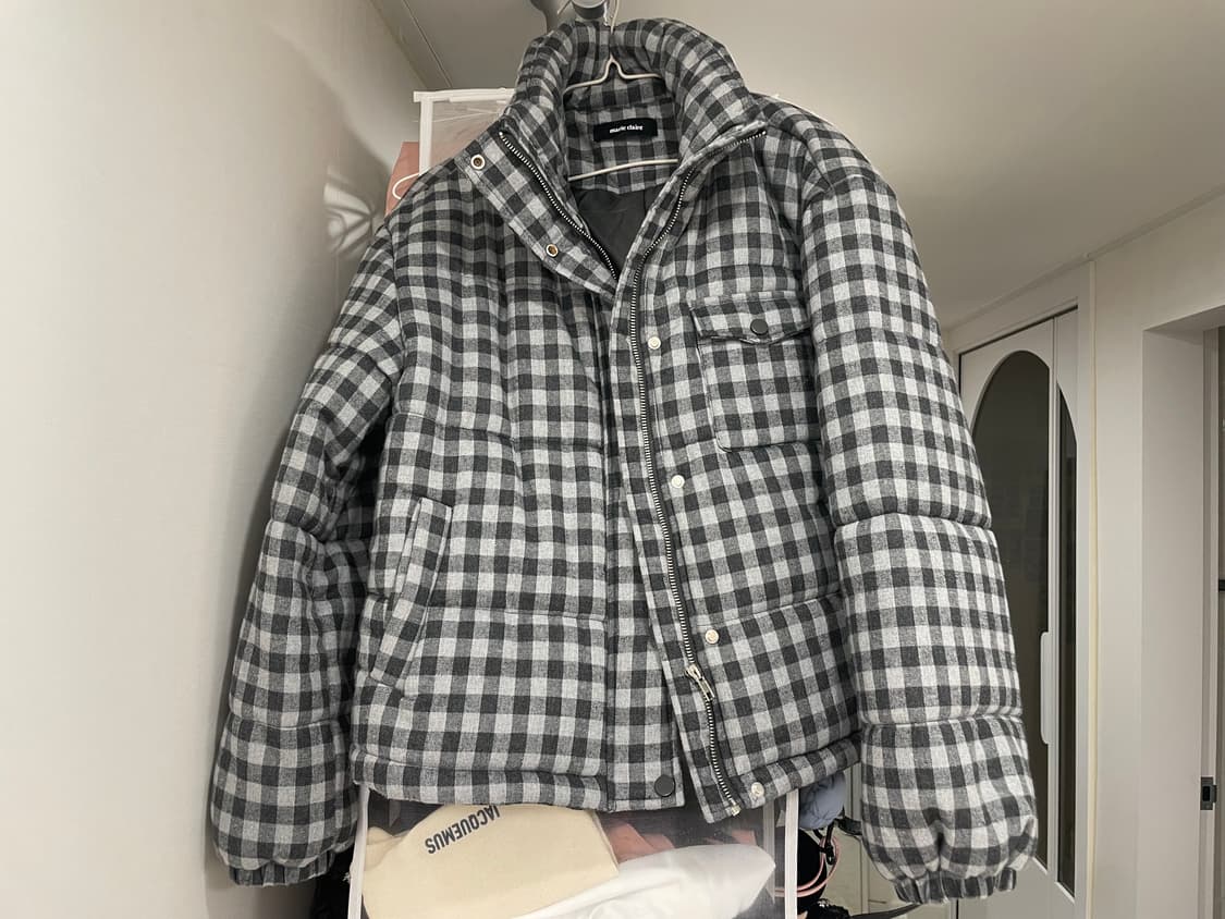 마리끌레르 체크패딩 (F) 상품이미지1