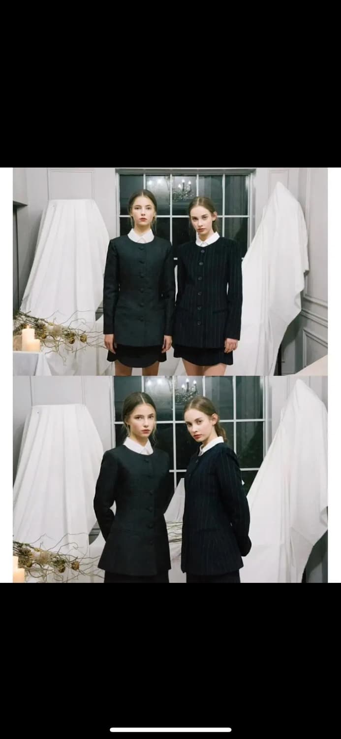 울 자켓&스커트 세트 레트흐드레뚜왈 상품이미지5