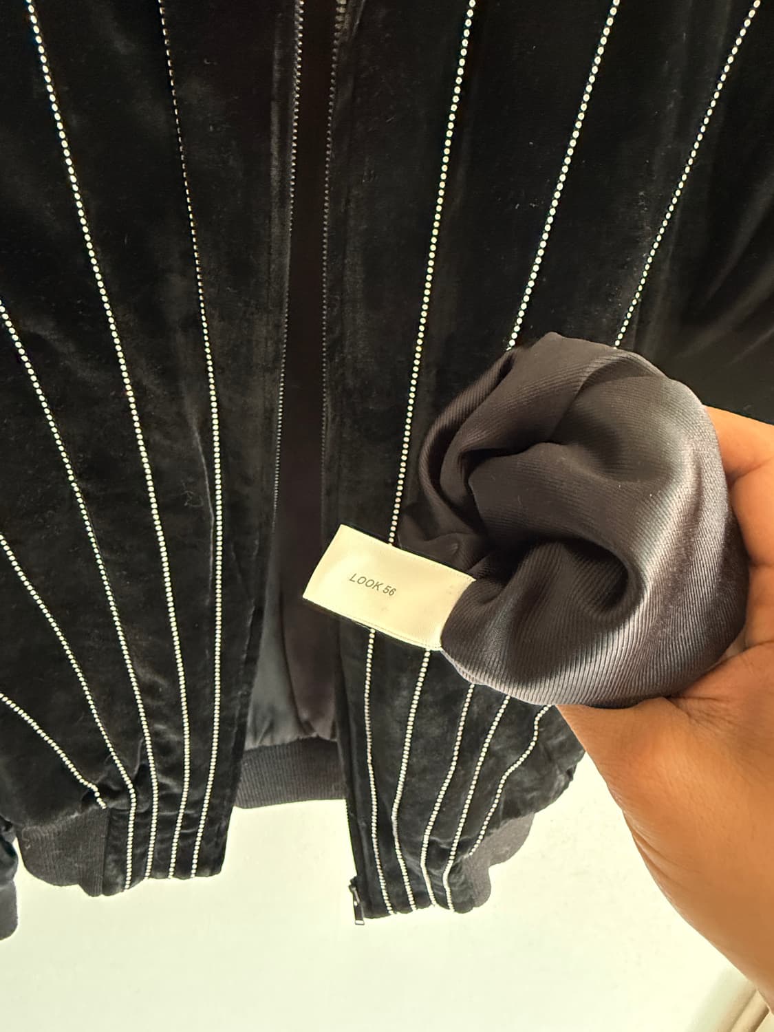 SAINT LAURENT - Velvet Blouson Jacket 상품이미지5