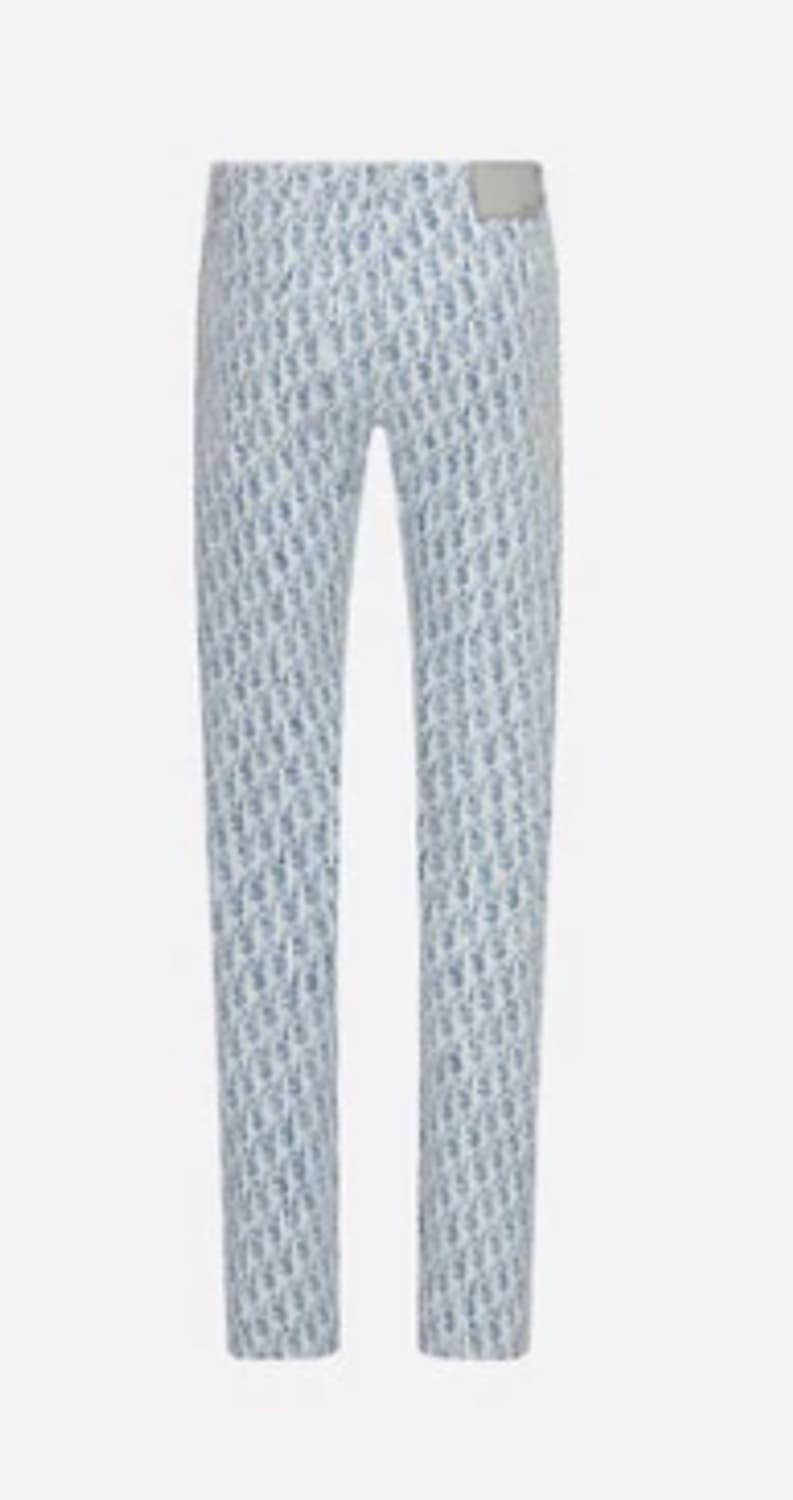 [33] 디올 오블리크 카스리 코튼 데님 진 상품이미지3