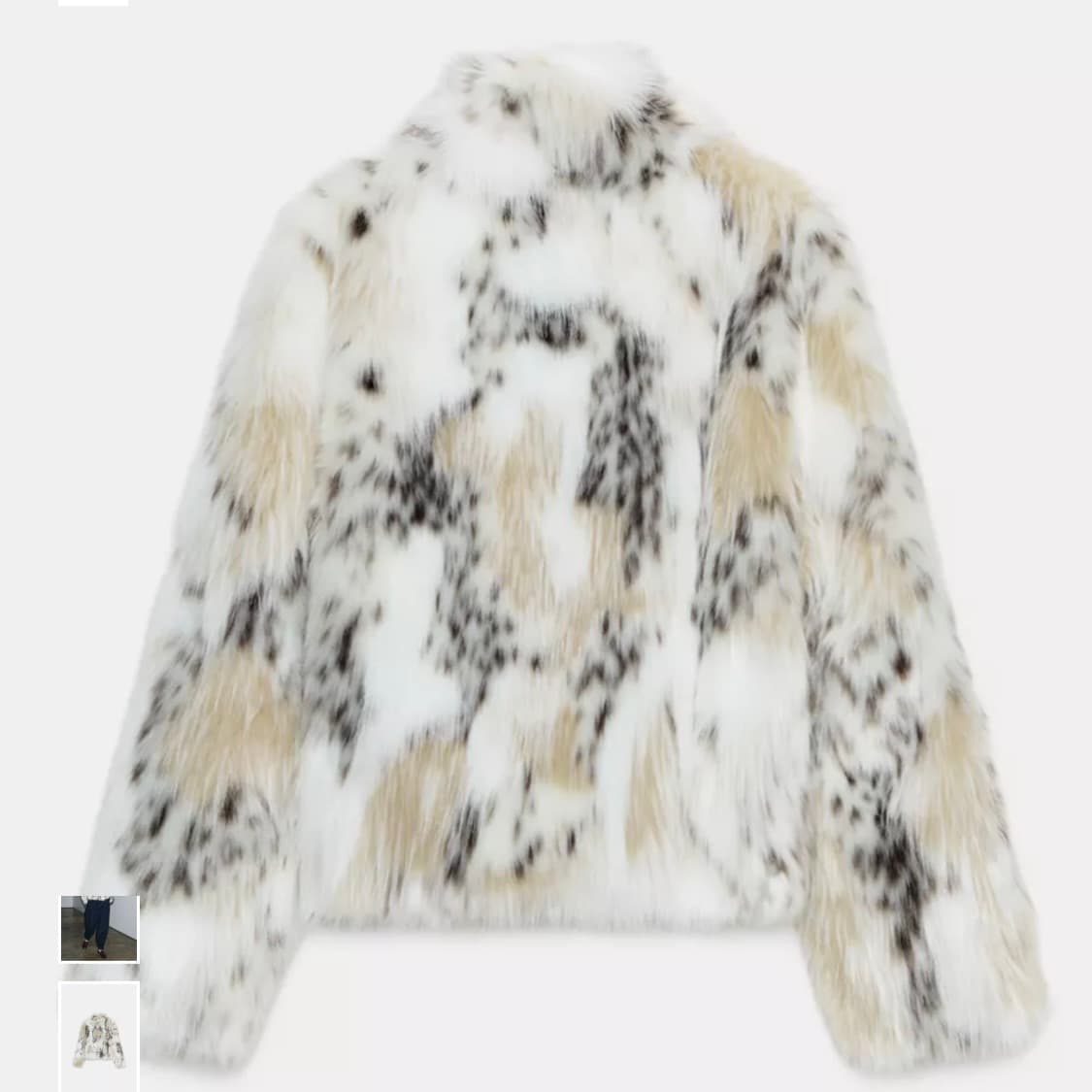 자라 ZW 컬렉션 페이크 퍼 숏 코트 상품이미지1