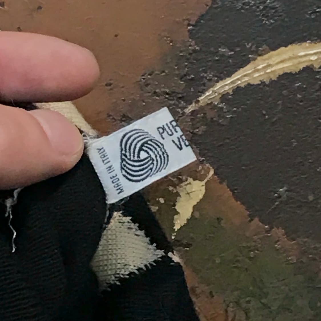 Italy vtg 빈티지 아가일 패턴 슬리브리스 울 니트 여성 55 66 상품이미지5