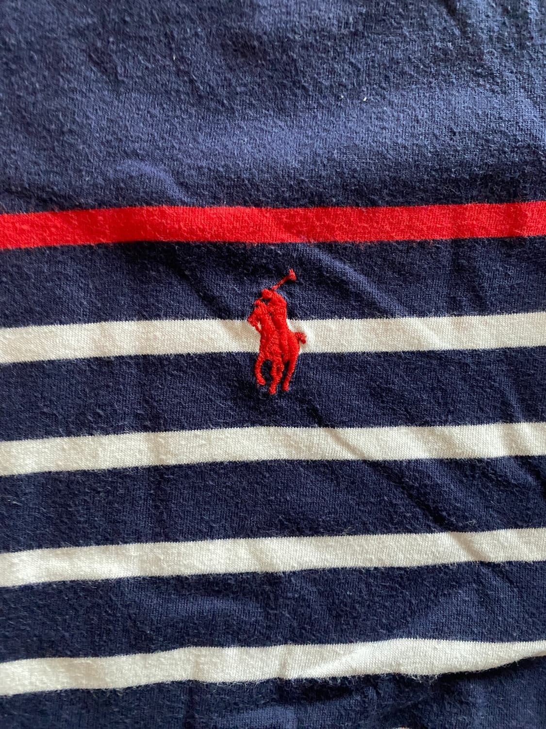 폴로 랄프로렌 스트라이프 반팔 티셔츠 XL 상품이미지3