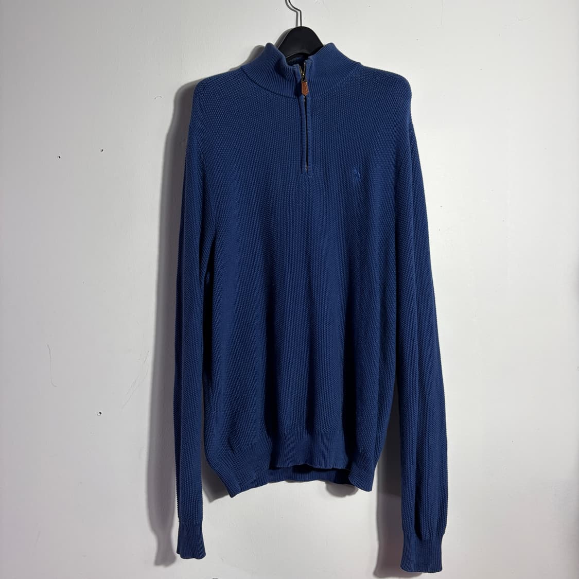 폴로 블루 반집업 니트 (무료배송) 상품이미지1