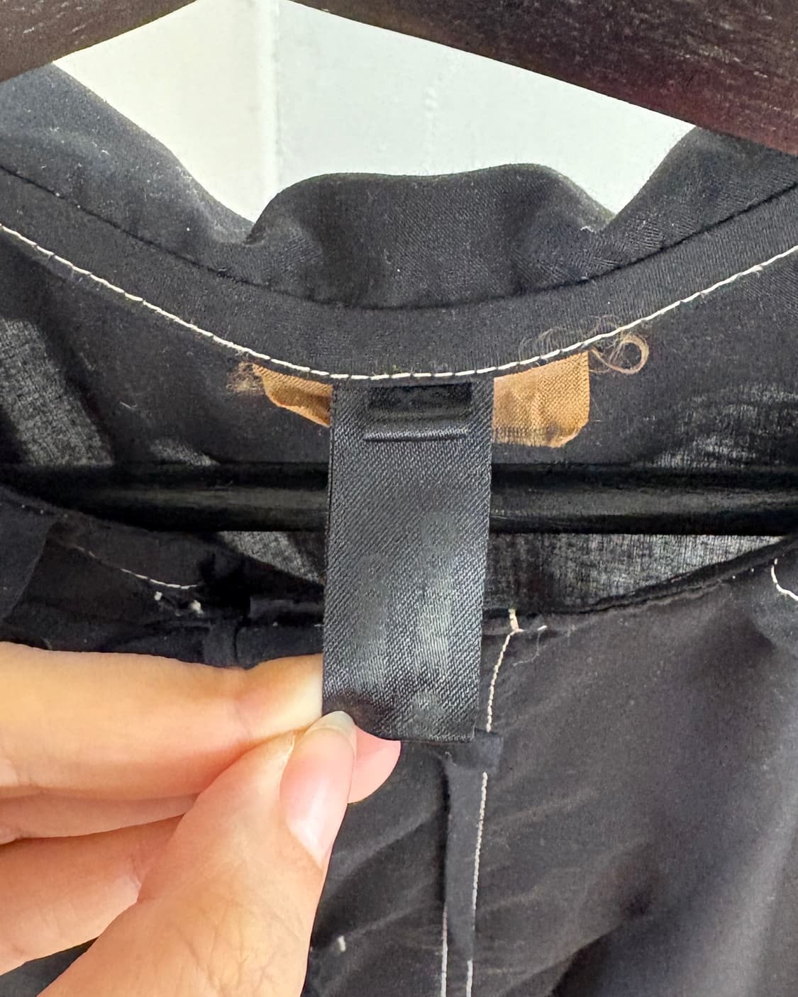 꼼데가르송 꼼데가르송 블랙 스트랩 하프 블라우스 상품이미지7