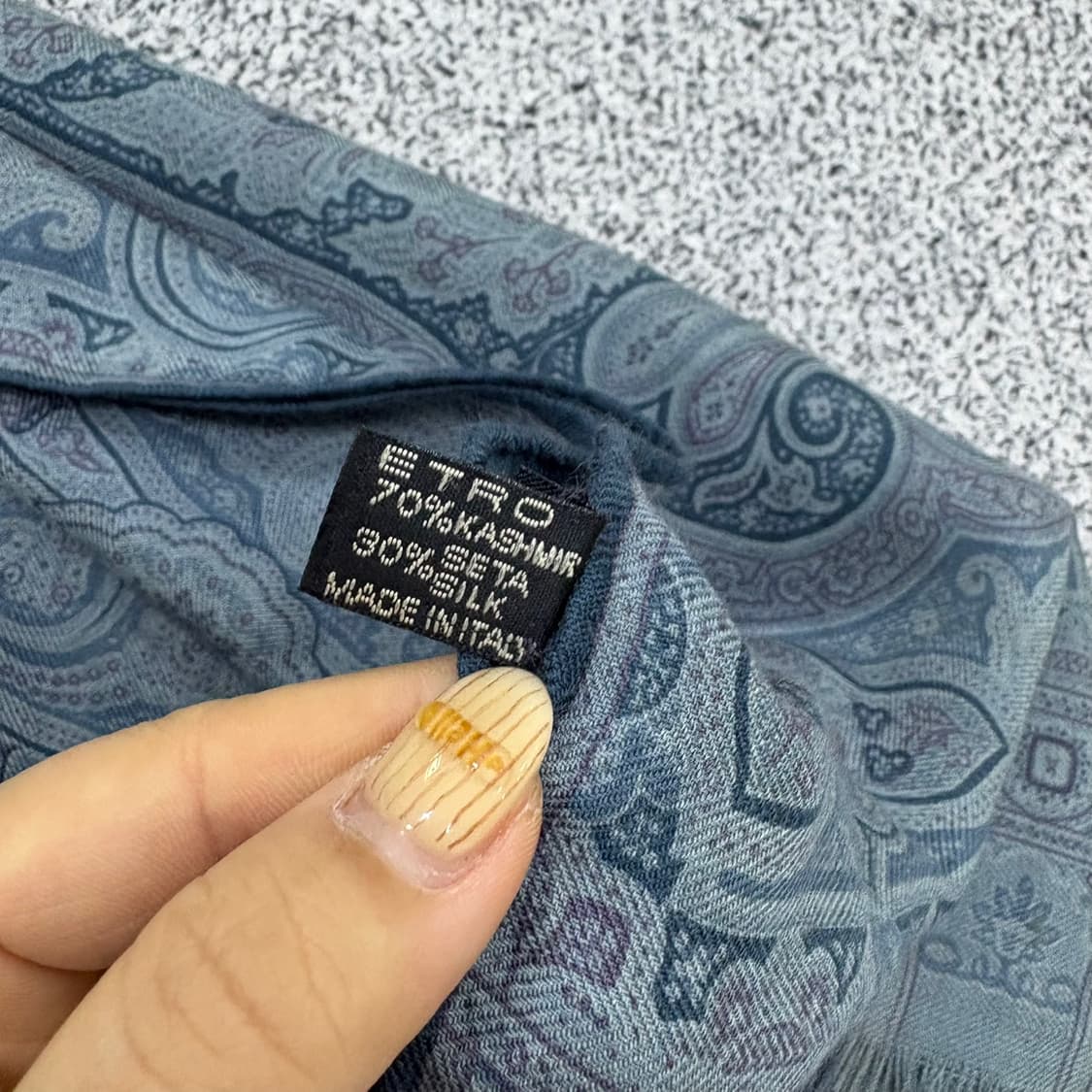 에트로 페이즐리 울 캐시미 스카프 0428J 상품이미지2