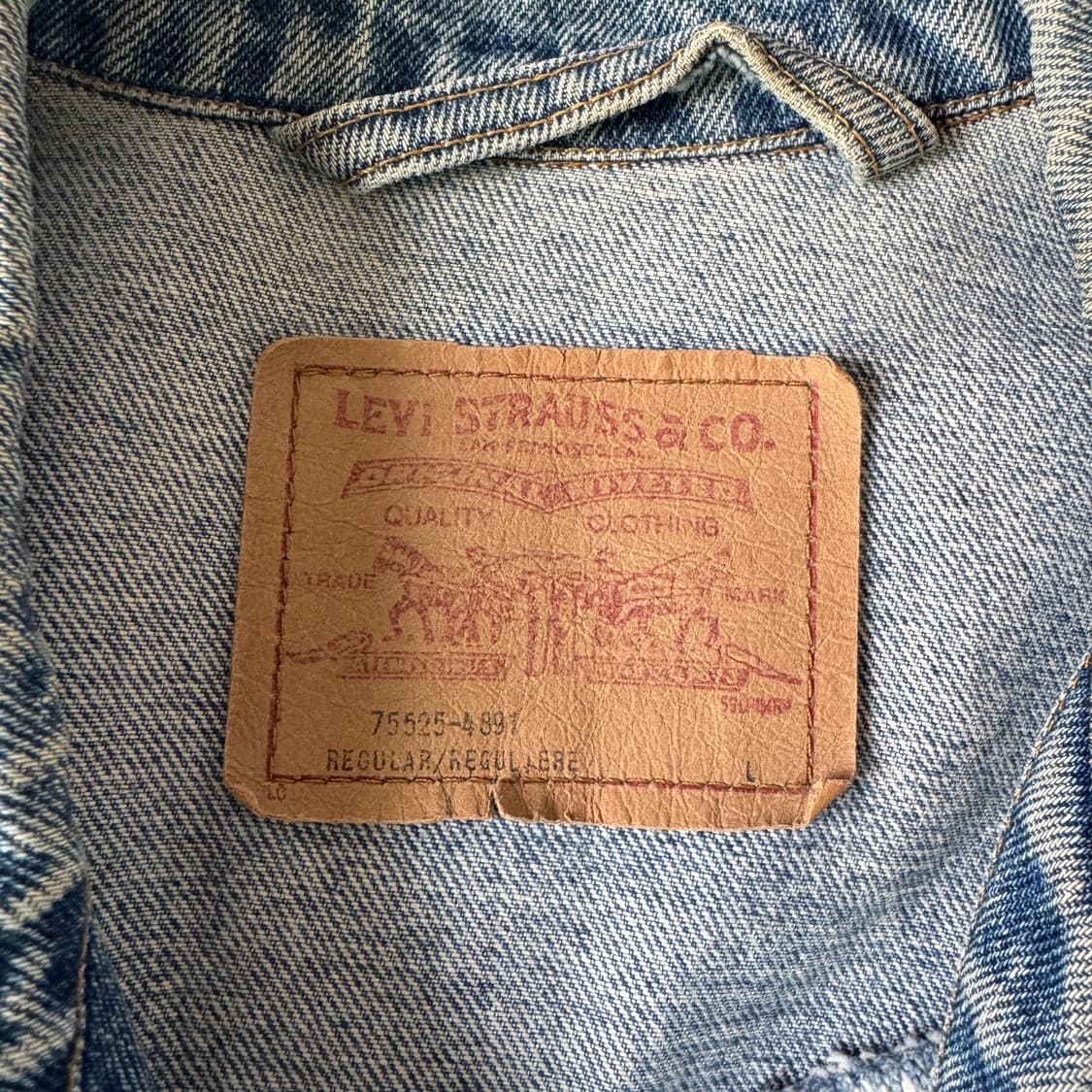 90s Levi's 75525 Denim Jacket (CANADA) 상품이미지2
