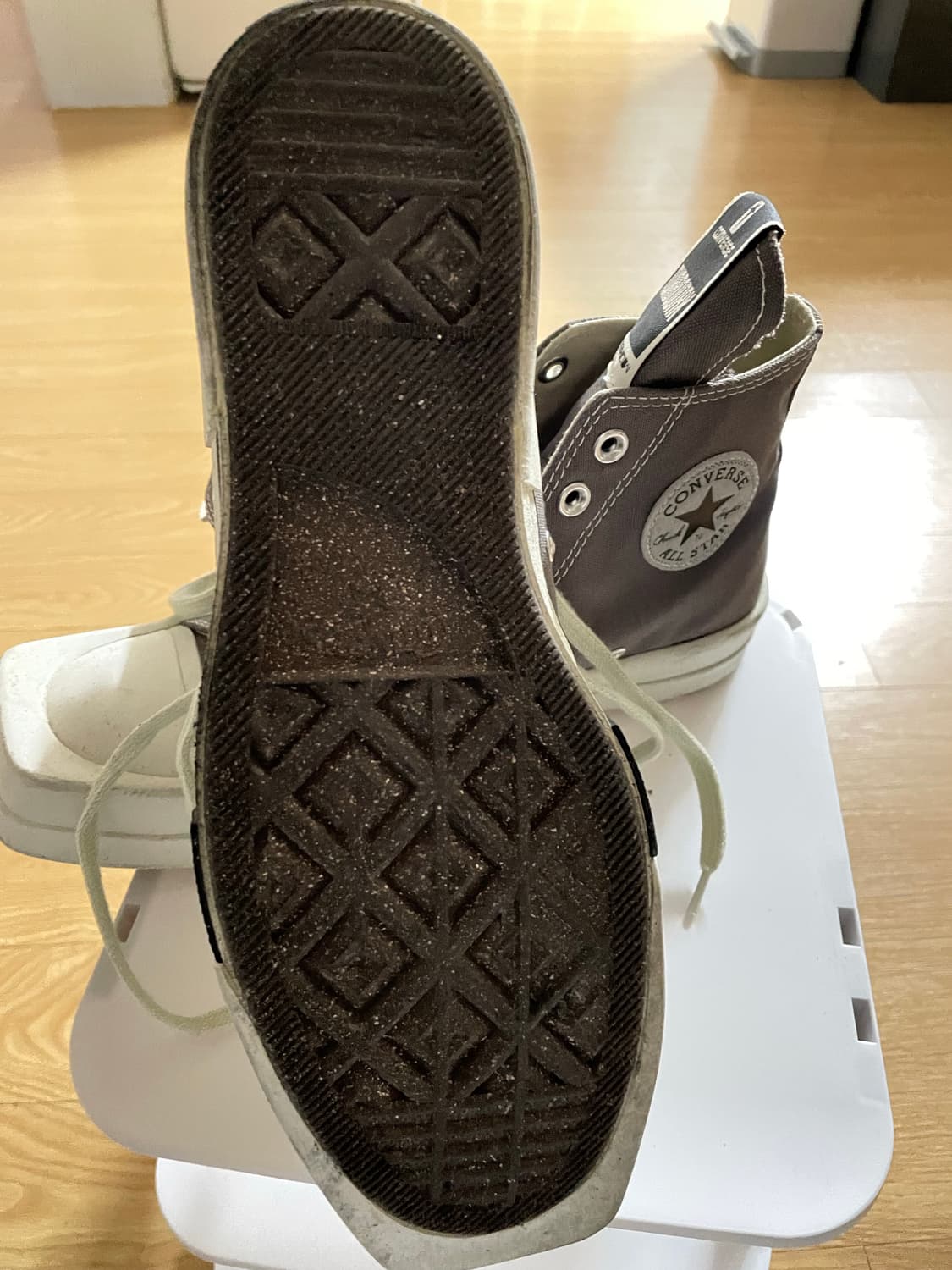 컨버스 x 다크쉐도우 터보다크  척 70 하이 레이스리스 아이언 265 상품이미지4