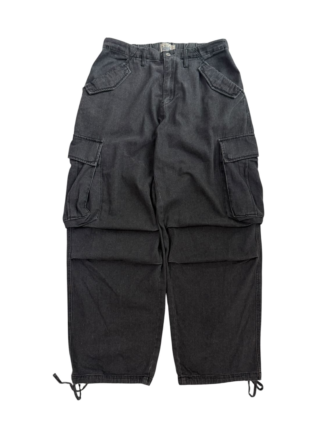빅유니온 흑청 카고팬츠 상품이미지5