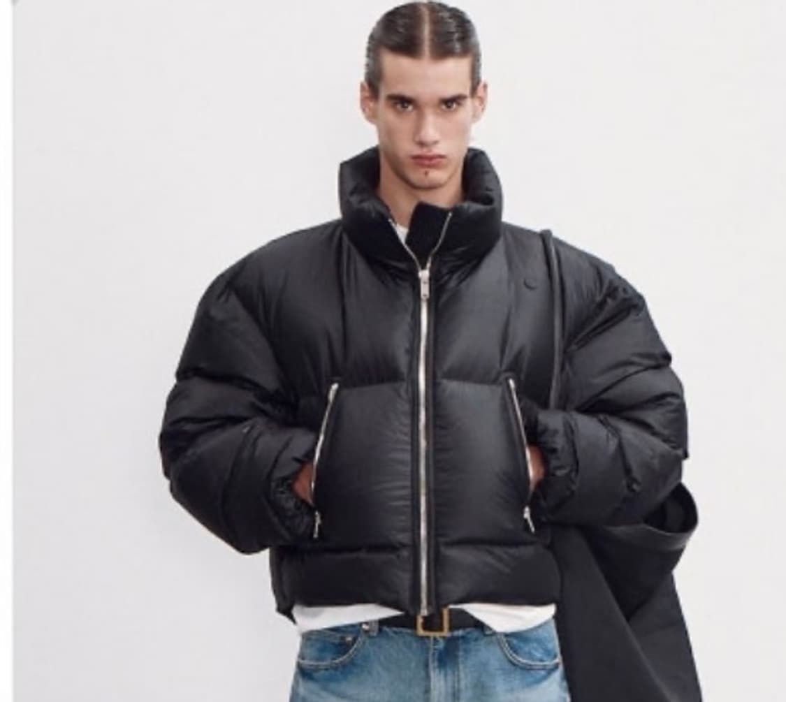 렉토 블랙 푸퍼 패딩 L (구스) 105 상품이미지1