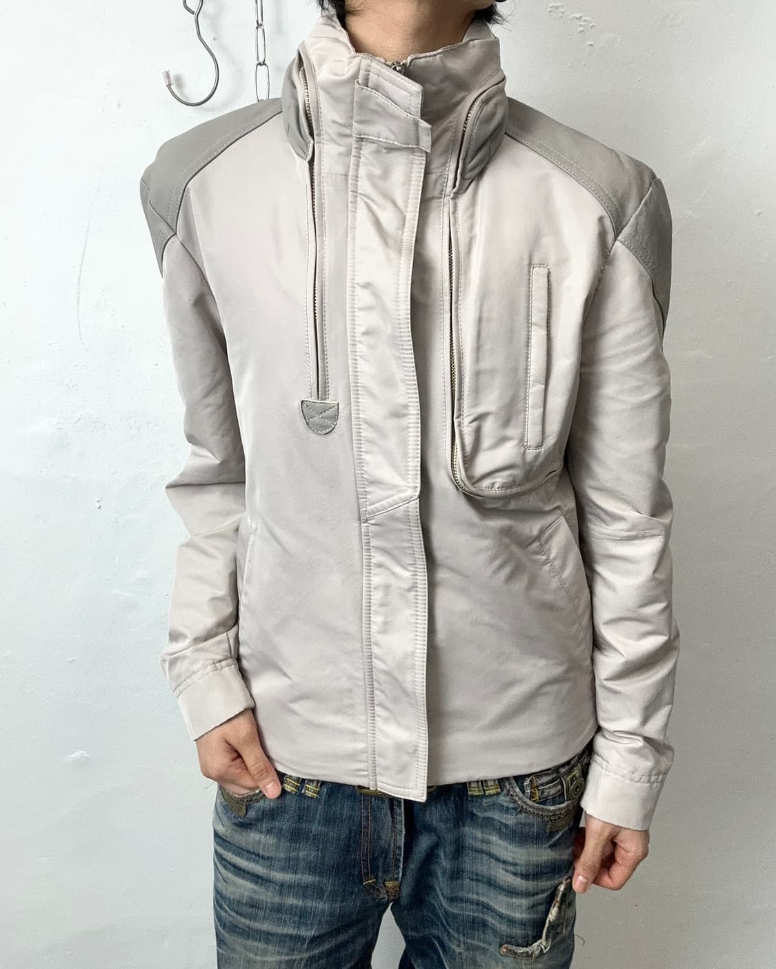 Solid Homme Lambskin Panelled Technical  상품이미지2