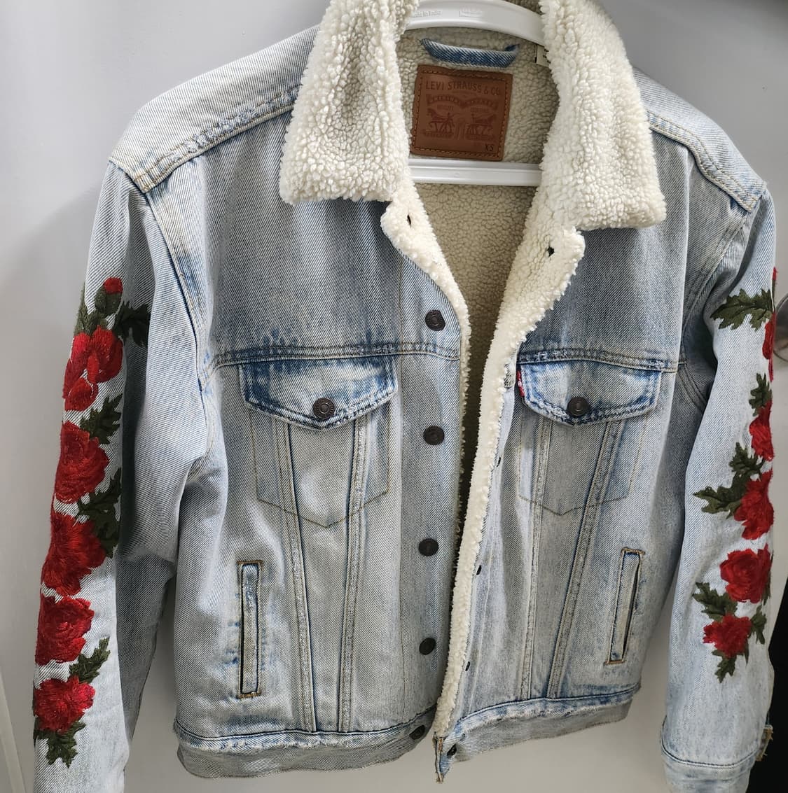 리바이스 쉐르파 플러워 여성자켓 상품이미지1
