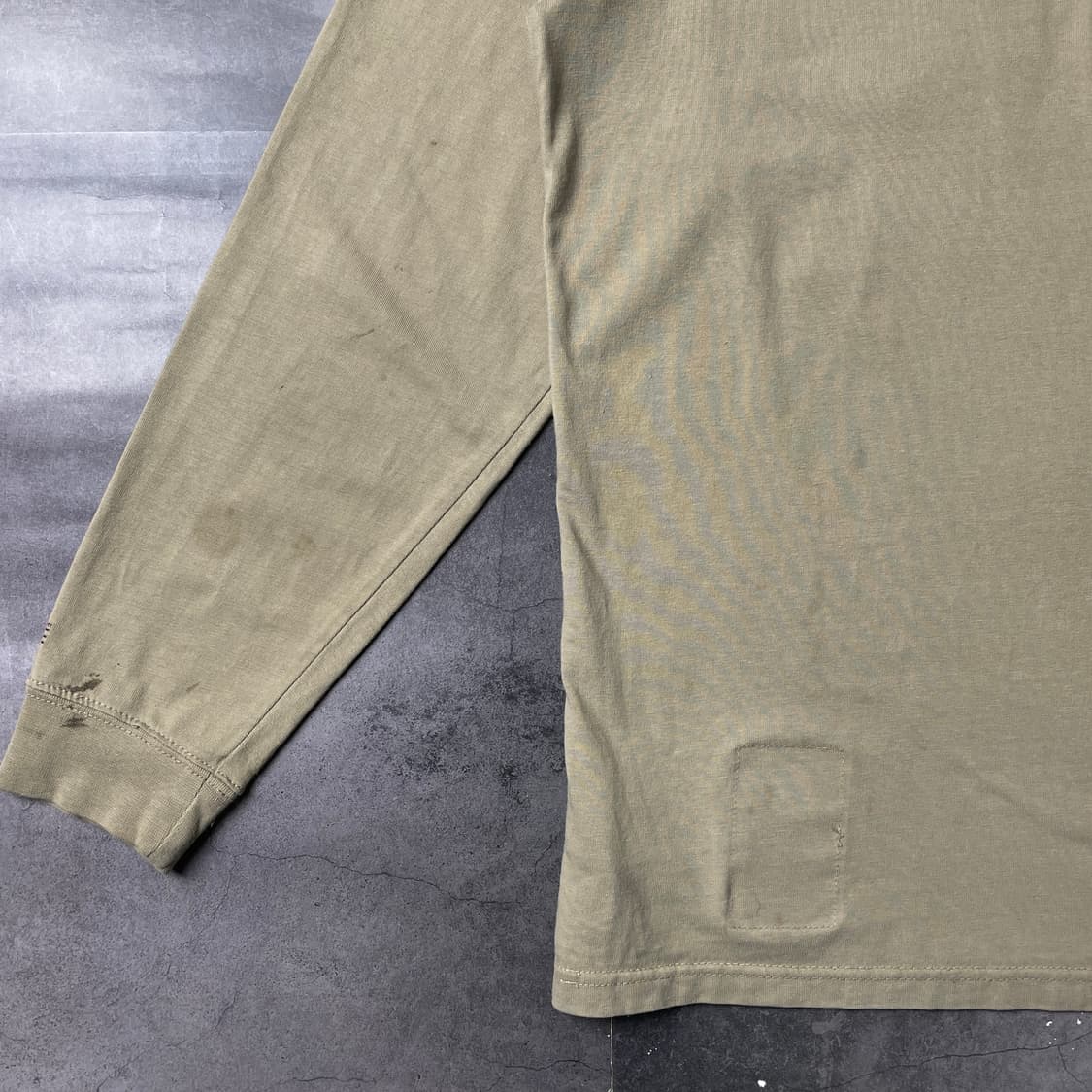 CARHARTT 칼하트 베이지 코튼 긴팔 티셔츠 A01022 상품이미지8