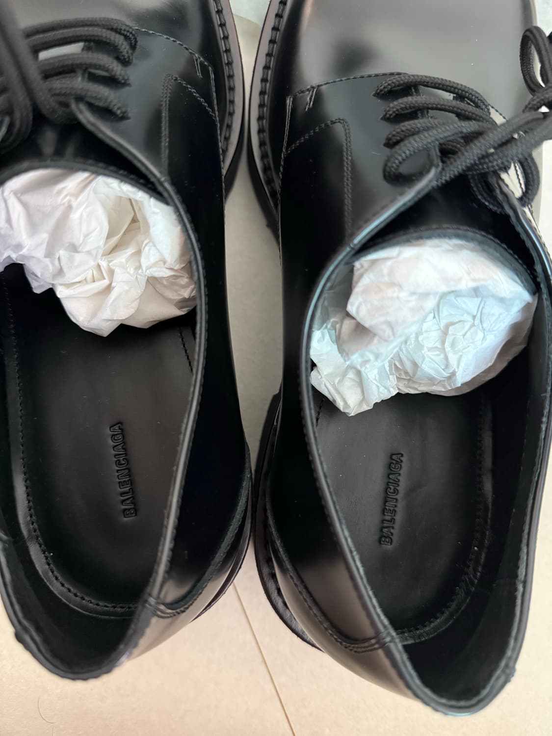 (새상품) Balenciaga 발렌시아가 베놈 더비 블랙 42 상품이미지6