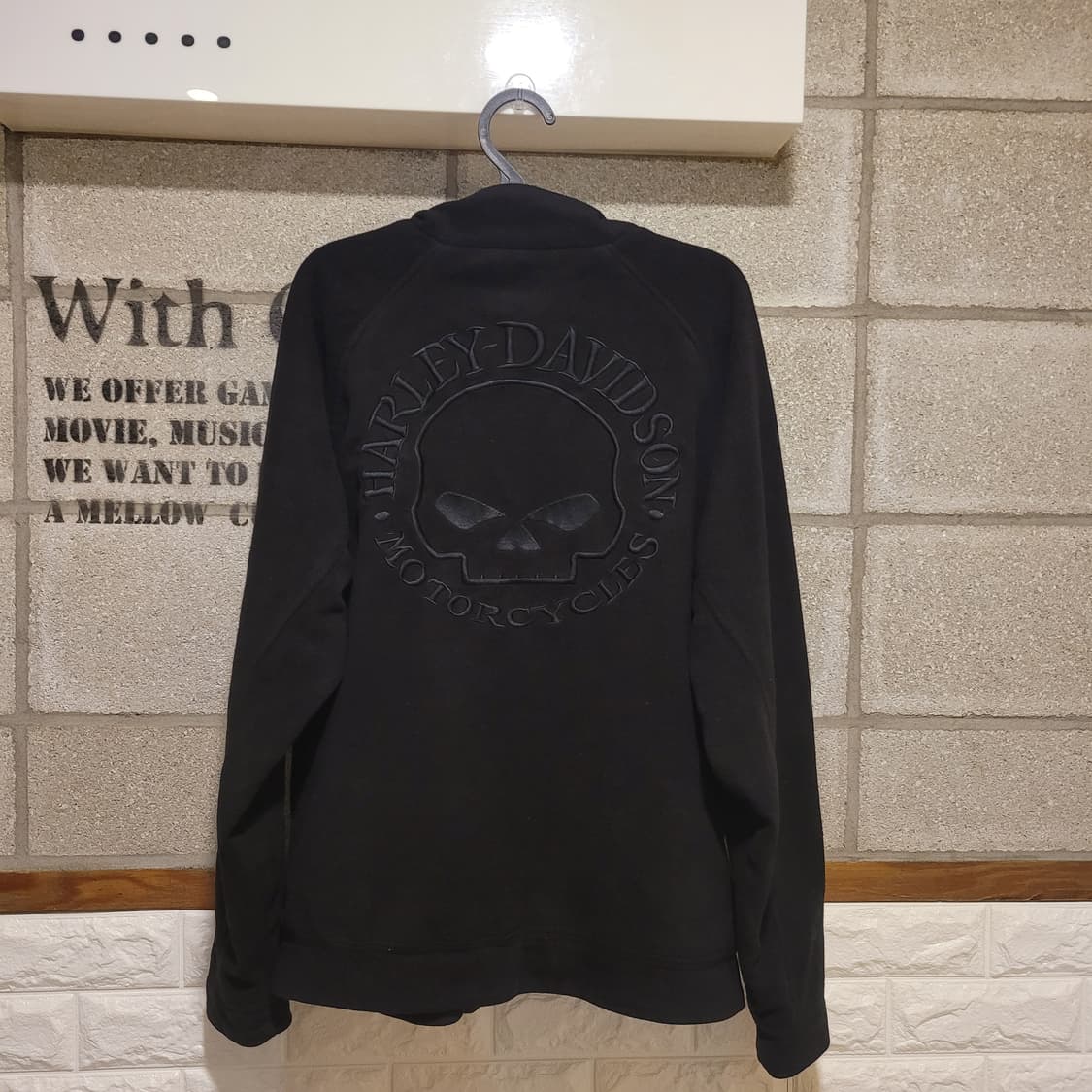 할리데이비슨 자수로고 플리스 자켓 S 상품이미지1