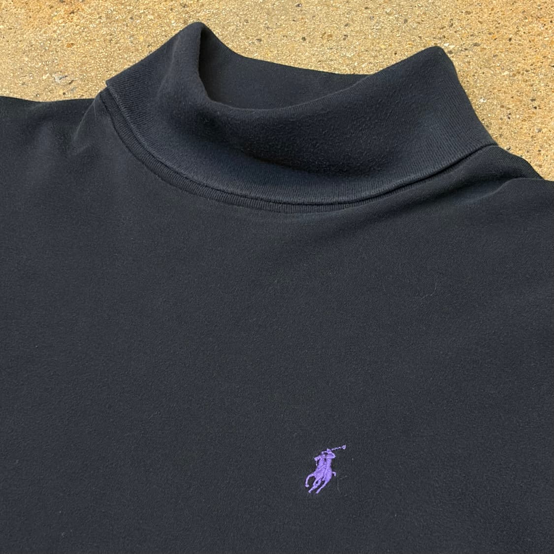 90s Made in USA 미국 빈티지 폴로랄프로렌 터틀넥 폴라티 상품이미지4