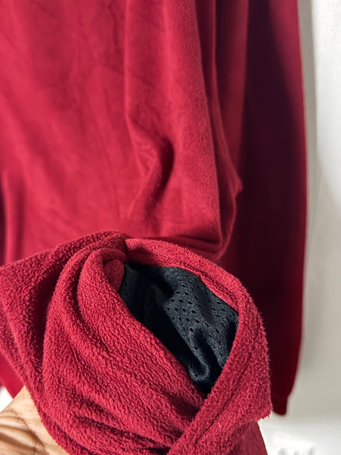 베어크리크 버건디 오버핏 플리스 상품이미지5