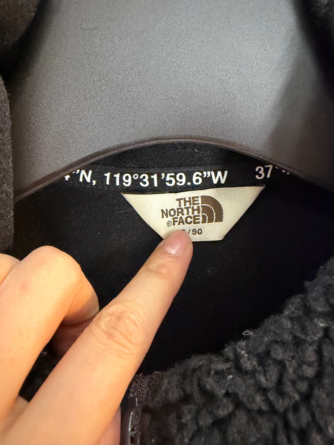 노스페이스 플리스 후드 S 상품이미지5